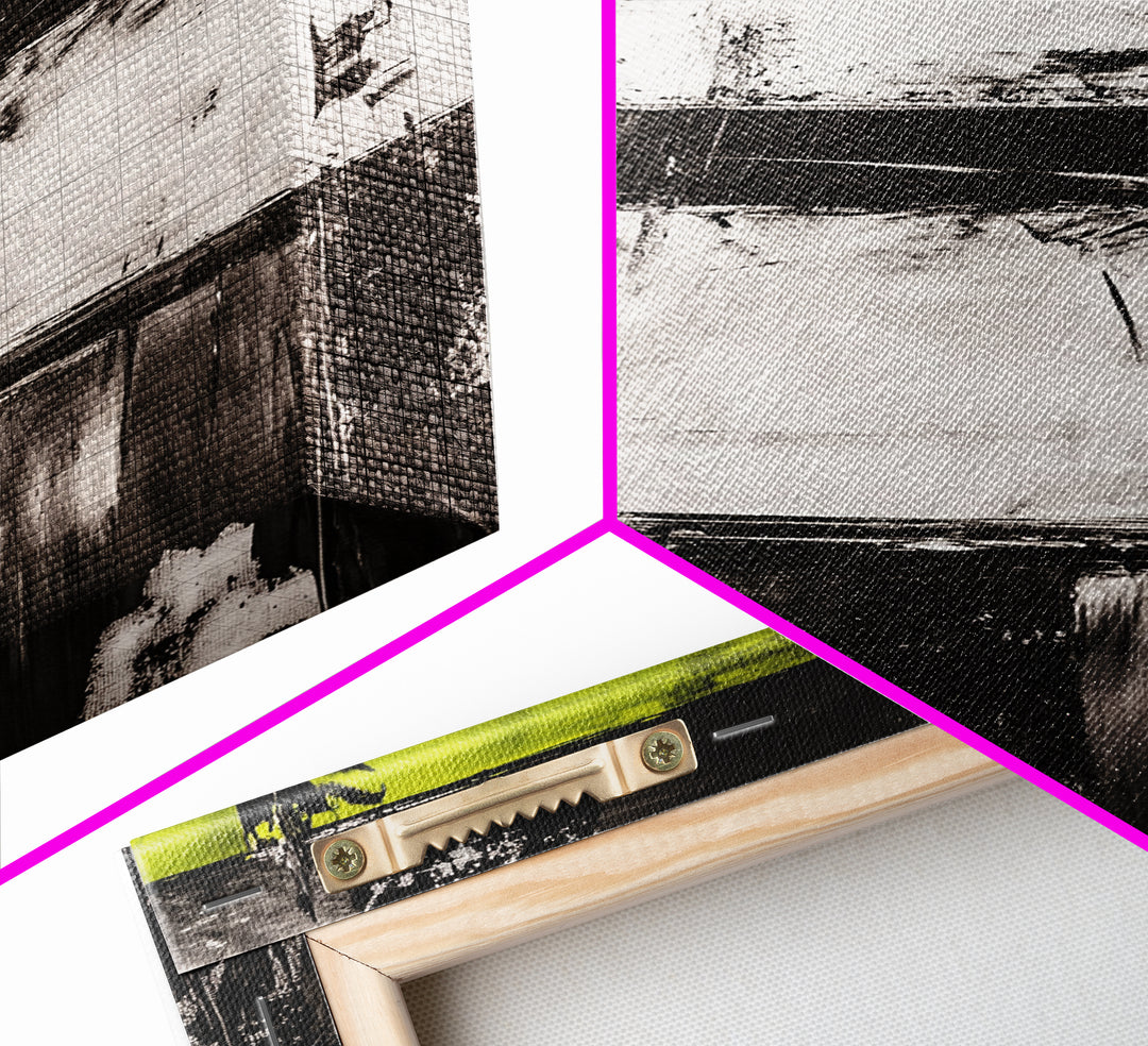 Black and Green, Abstract Expressionism, Modern Canvas Print, Minimalist Art, Bold Statement Piece, Home Office Decor, Unique Artwork