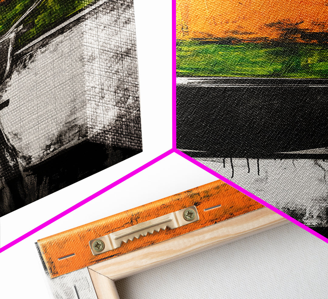 Abstract Kitchen Art, Modern Wall Decor, Rustic Cooking Print, Vibrant Boho Art, Large Wall Print, Dining Room Art, Framed Canvas Print