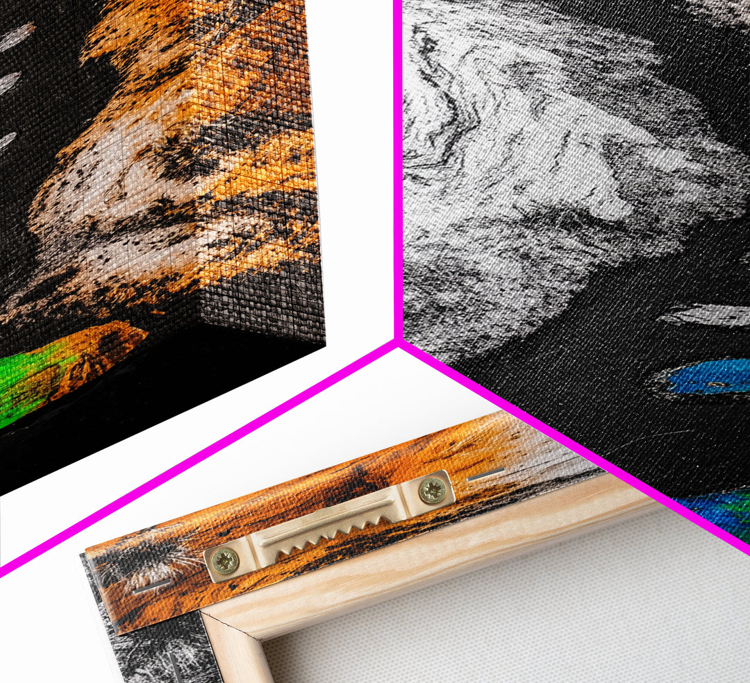 Desert Path Print, Abstract Art, Earthy Wall Decor, Bohemian Landscape, Modern Southwest Art, Fall Aesthetic Print, Framed Canvas Print