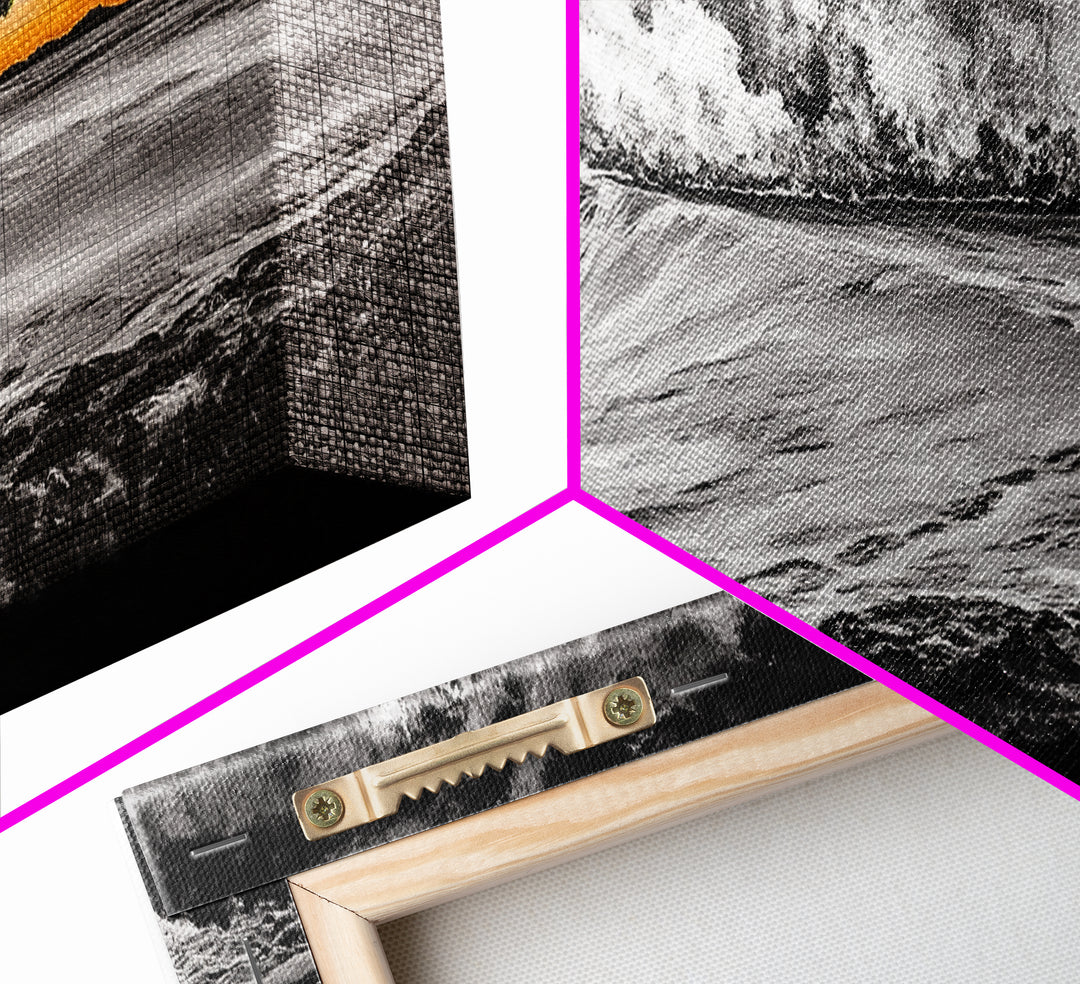 Dramatic, Ocean Wave, Black and White, Canvas Print, Coastal Wall Art, Modern Home Decor, Large Wall Art, Minimalist Art, Bedroom Wall Art