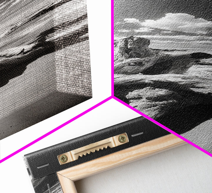 Coastal Driftwood, Sandy Beach, Ocean View, Rustic Style, Canvas Print, Fall Wall Art, Bathroom Decor, Nature Photography Art