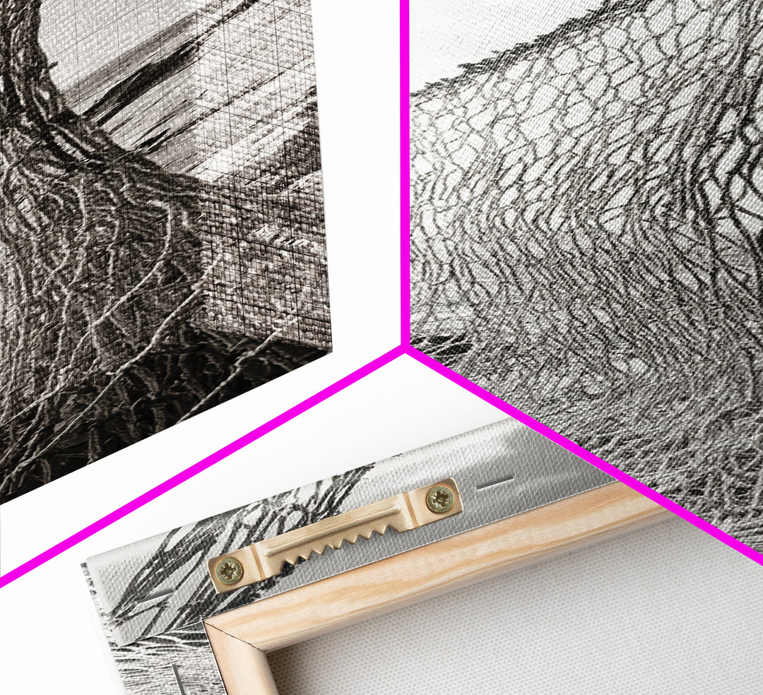 Fishing Net, Coastal Weave, Nautical Wall, Canvas Print, Seaside wall decor, Rustic marine art, Neutral tones, Beach house living room piece