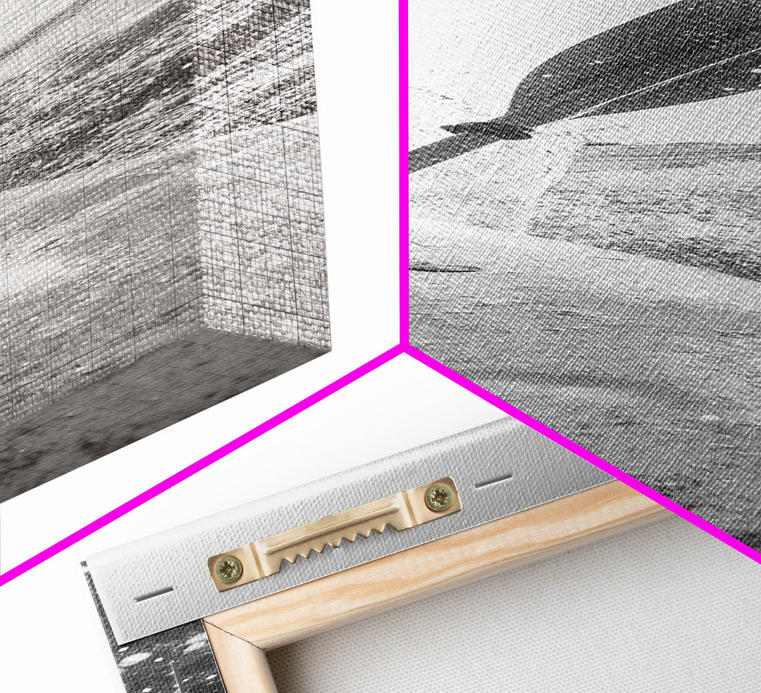 Kayak Adventure, Water Splash, Paddle Motion, Framed Canvas Print, Outdoor Man Cave Art, Action Wall Decor, Nautical Photography, Man Cave