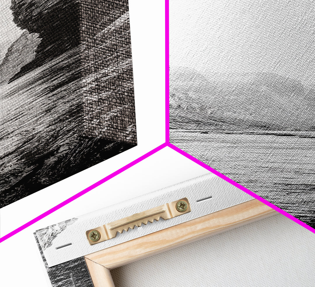 Canyon River, Rugged Passage, Rock Formations, Canvas Print, Nature Explorer Decor, Living Room or Cabin Rustic Wall Art, Bathroom Art