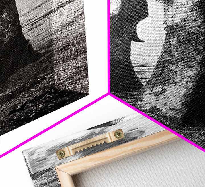 Coastal Decay, Metal Anchors, Beach Remnants, Nautical Texture Canvas Print, Industrial Entryway Wall Art, Rustic Coastal Style