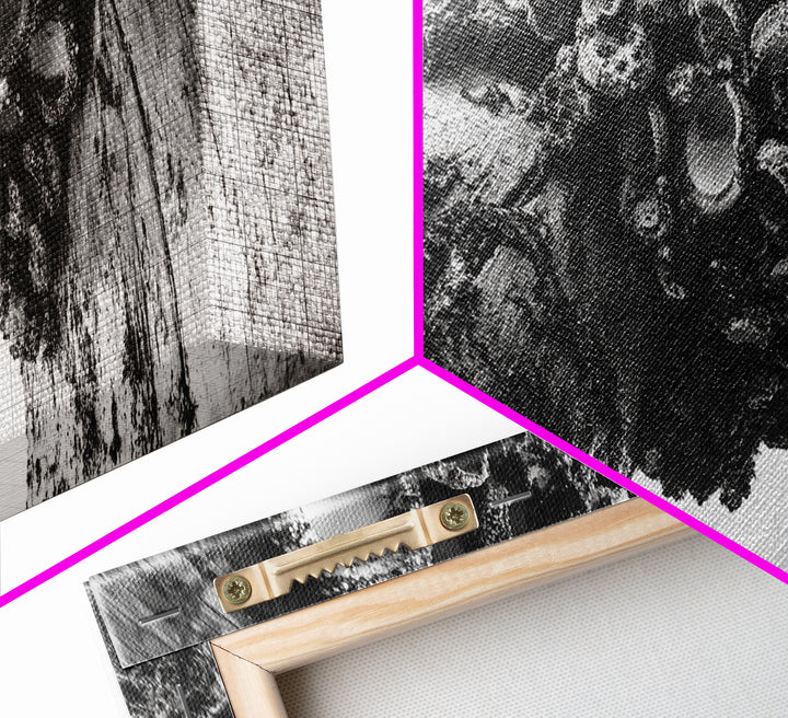 Coastal Texture, Tidepool Abstract, Modern Ocean Nature, Framed Canvas Print, Bathroom Wall Art, Marine Minimalist Photography