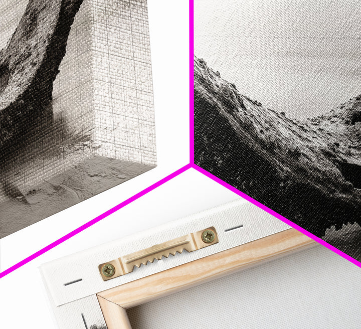 Coastal Shipwreck, Moody Beach, Driftwood Aesthetic, Minimalist Seascape, Canvas Print, Nautical Wall Art, Bathroom Decor, Ocean Art