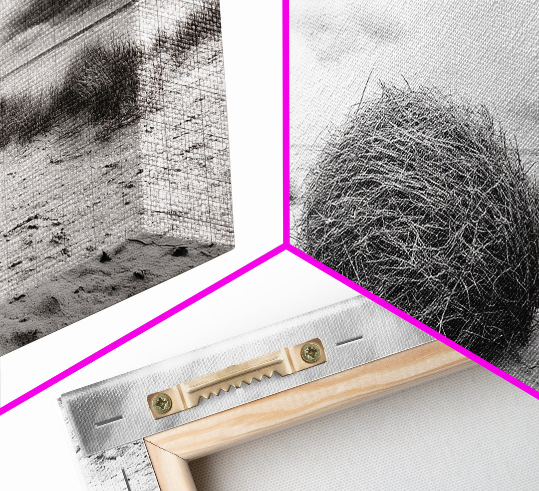 Desert Tumbleweed, Western Landscape, Stormy Sky, Framed Canvas Print, Rustic Farmhouse Wall Art, Fall Decor, Minimalist Western Art