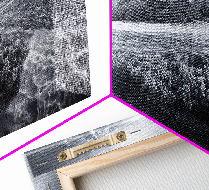 Coral Island, Tropical Ocean, Underwater Reef, Clear Sea, Framed Canvas Print, Beach House Art, Coastal Living Room Decor, Office Wall Decor