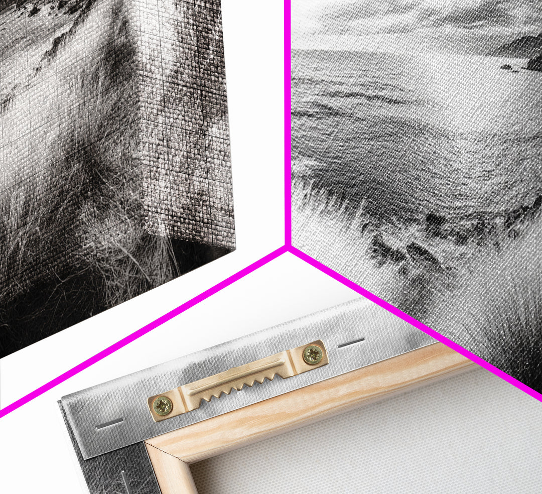 Coastal Bluff Sunset, Seaside Horizon View, Beach Landscape Scene, Serene Decor, Canvas Print, Living Room or Hallway Wall Art