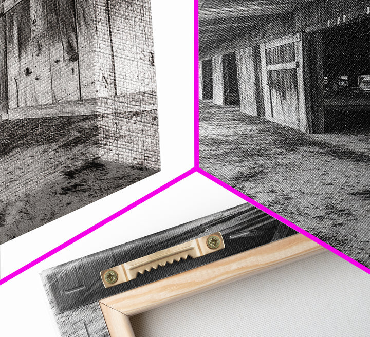 Rustic Barn, Weathered Wood, Country Charm, Canvas Print, Farmhouse Wall Art, Autumn Decor, Entryway Rustic Home Accent, Living Room Art