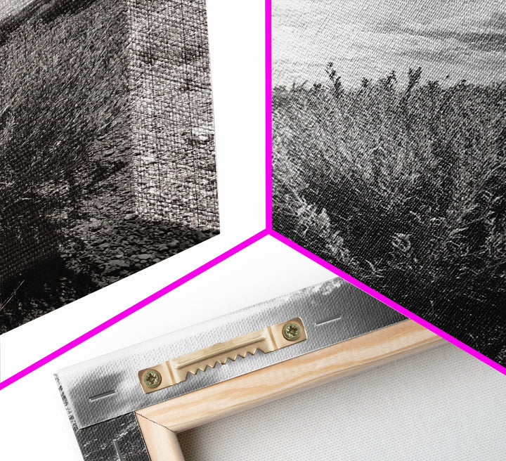 Desert Sage, Cloud Sky, Nature Wall Decor, Framed Canvas Print, Minimalist Art, Boho Style, Neutral Tones, Entryway Botanical Print