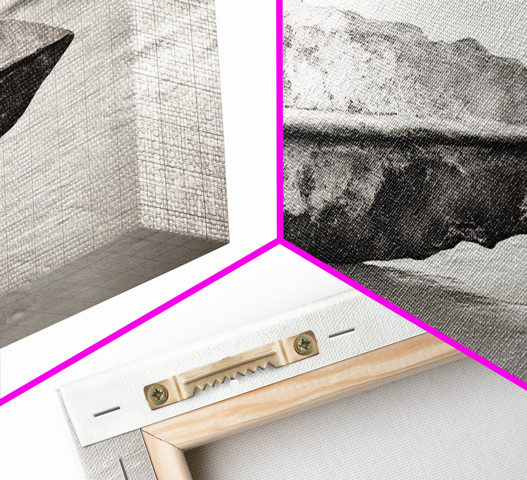 Beach Stone, Ancient Relic, Coastal Detail, Canvas Print, Minimalist art, Bathroom wall decor, Boho style, Neutral home aesthetic