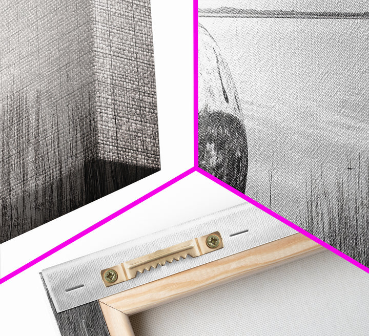 Coastal Buoy, Still Waters, Nautical Calm, Framed Canvas Print, Lakeside Bathroom Art, Maritime Style, Rustic Ocean Decor