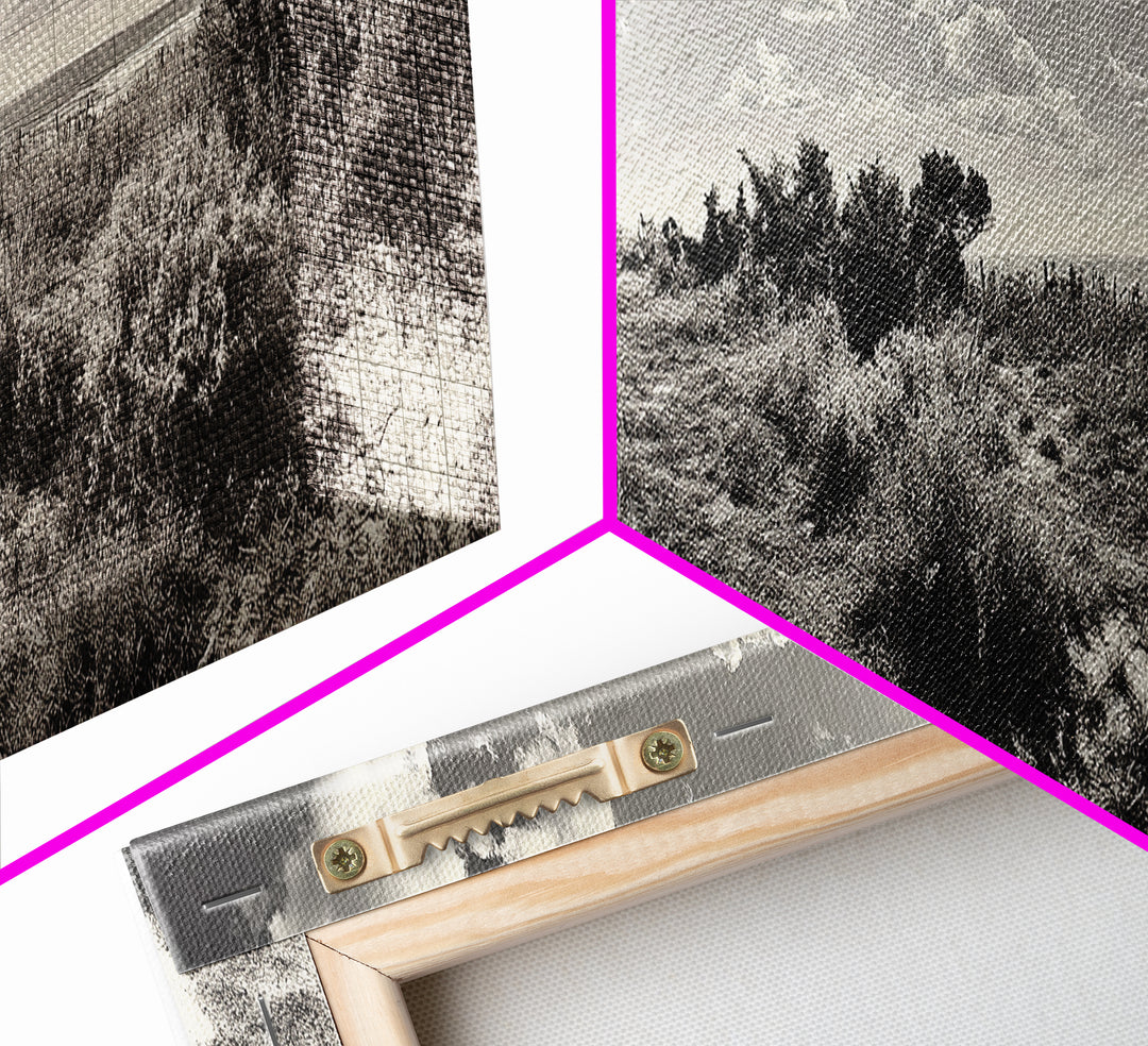 Coastal Tombstone, Sacred Landscape, Ocean Horizon, Graveyard Scene, Framed Canvas Print, Fall Living Room Decor, Moody Historical Art