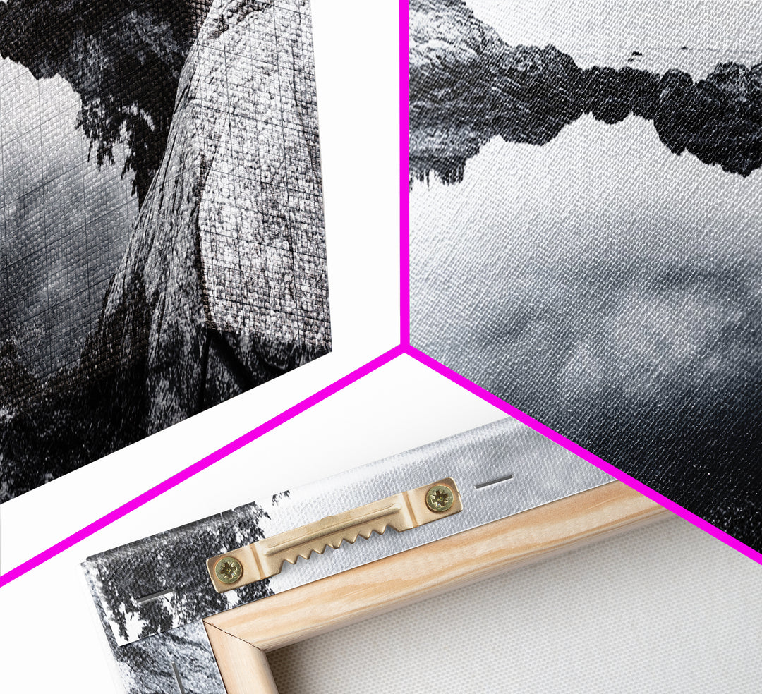 Coastal Reflections, Tide Pool, Rocky Shoreline, Framed Canvas Print, Seaside Nature Art, Minimalist Coastal Decor, Zen Bathroom Art