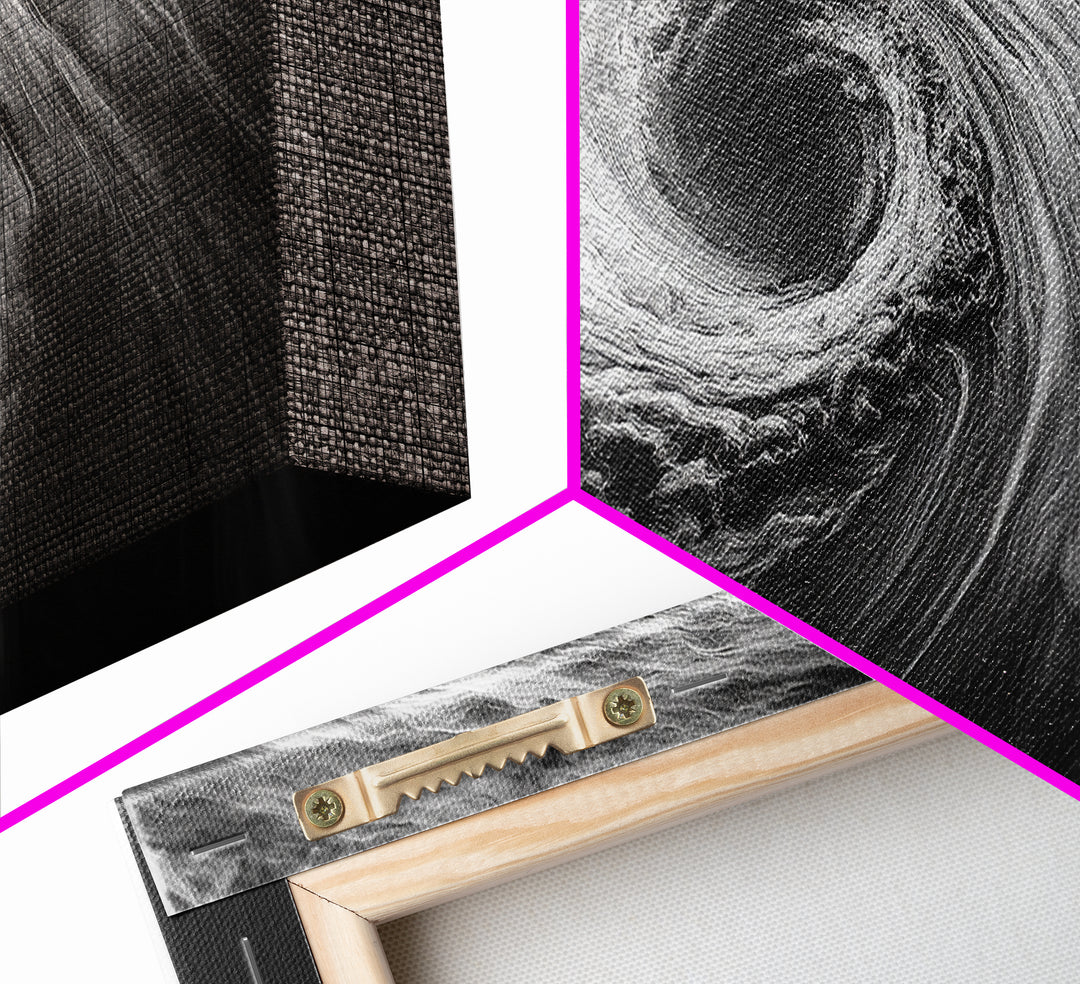 Ocean Vortex, Surreal Motion, Abstract Water, Canvas Print, Modern Coastal Decor, Bathroom Wall Art, Minimalist Abstract Photography