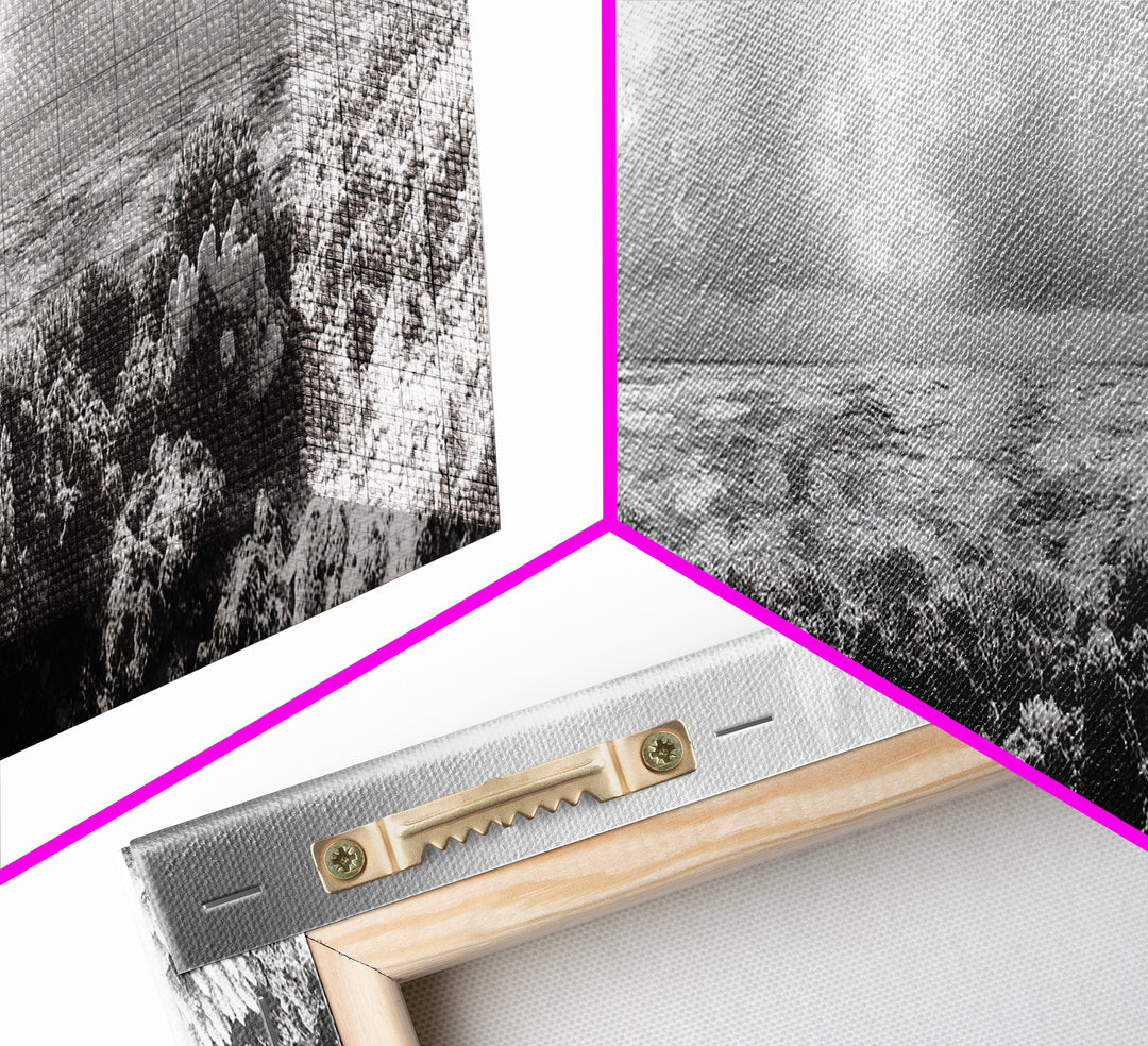 Coral Reef, Ocean Horizon, Cloudscape, Canvas Print, Underwater Nature Photography, Bathroom Wall Art, Marine Coastal Decor