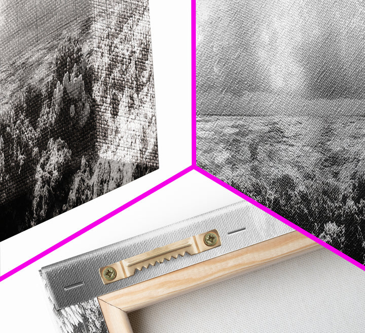 Coral Reef, Ocean Horizon, Cloudscape, Canvas Print, Underwater Nature Photography, Bathroom Wall Art, Marine Coastal Decor