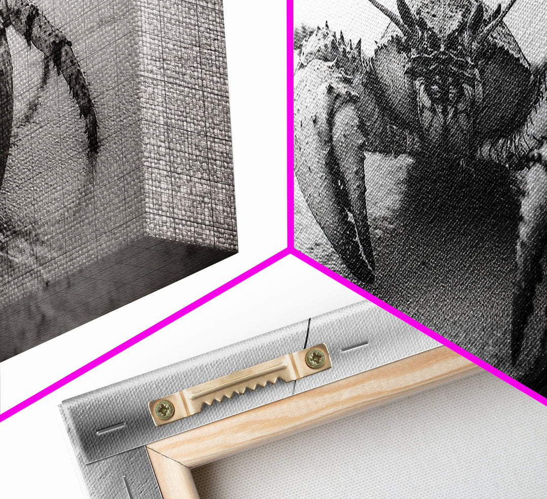 Crab Walk, Seaside Creature, Sandy Shore, Canvas Print, Coastal Nature Photography, Kids Room Ocean Decor, Minimalist Beach Art