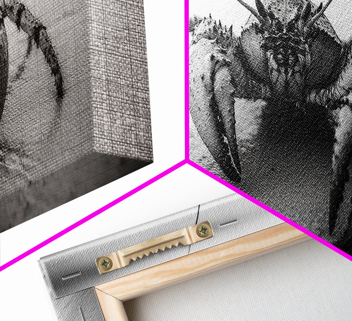 Crab Walk, Seaside Creature, Sandy Shore, Canvas Print, Coastal Nature Photography, Kids Room Ocean Decor, Minimalist Beach Art