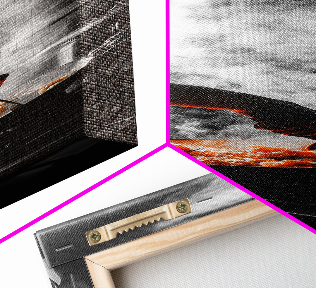 Cooking Scene, Kitchen Glow, Culinary Passion, Framed Canvas Print, Rustic Home Decor, Kitchen Wall Art, Warm Chef-Inspired Accent Piece