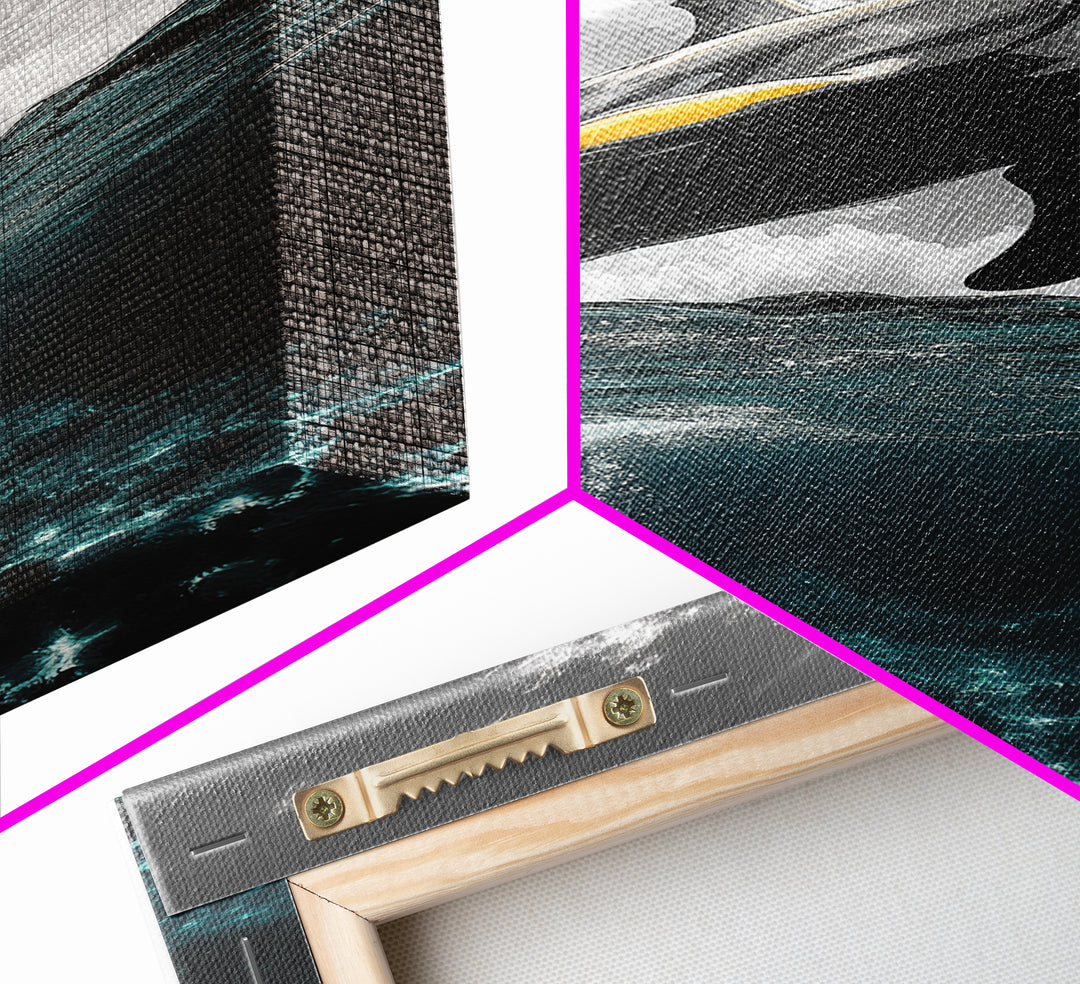 Dolphin Splash, Ocean Wildlife, Underwater Grace, Black White Sea Art, Canvas Print, Bathroom Wall Art, Coastal Decor, Marine Life Style