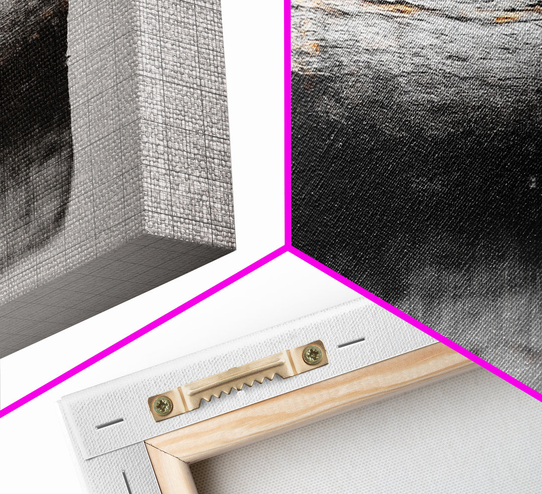 Weathered Log Reflection, Calm Lake Scene, Canvas Print, Minimalist Nature Photography, Zen Bathroom Wall Art, Serene Rustic Decor
