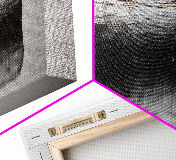 Weathered Log Reflection, Calm Lake Scene, Canvas Print, Minimalist Nature Photography, Zen Bathroom Wall Art, Serene Rustic Decor