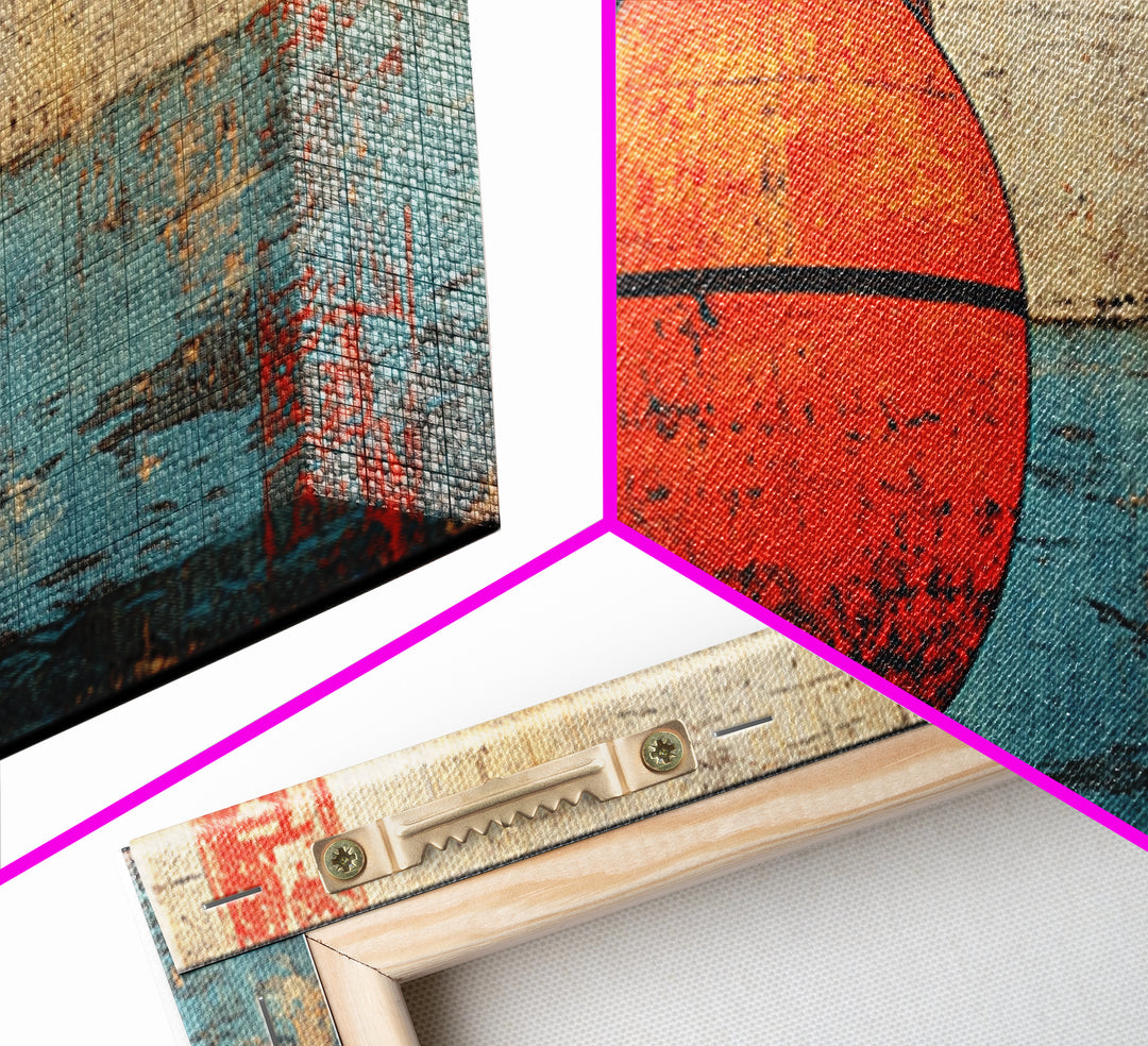 Red Fishing Buoy On Weathered Blue Water, Nautical Wall Art, Coastal Canvas Print, Beach House Decor, Ocean Wall Decor, Gift