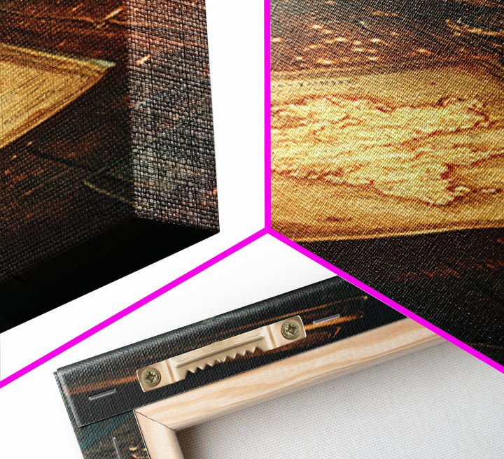 Glowing Ancient Manuscript Wall Art, Mystical Alchemy Desk Decor, Dark Academia Bookish Print For Library Study Room Decor