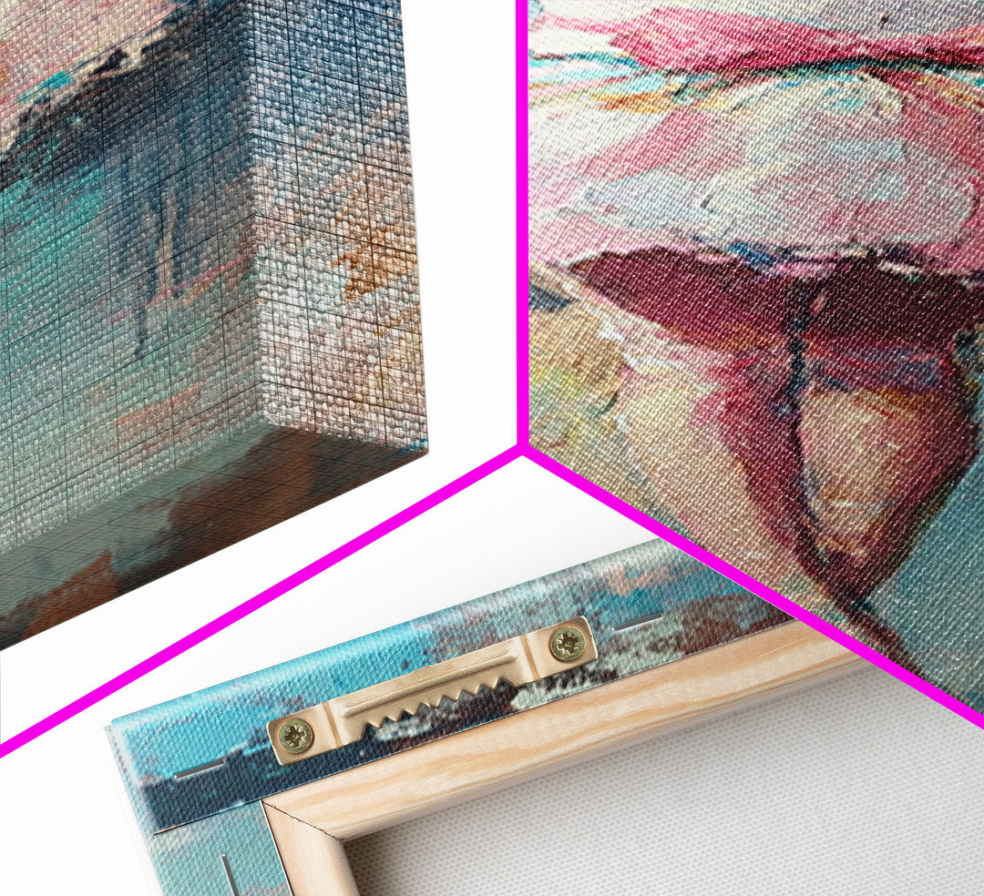 Pink Ballerina Tutu Dress Wall Art, Feminine Ballet Canvas Print, Whimsical Girls Room Decor Dance Studio Gift For Her Nursery