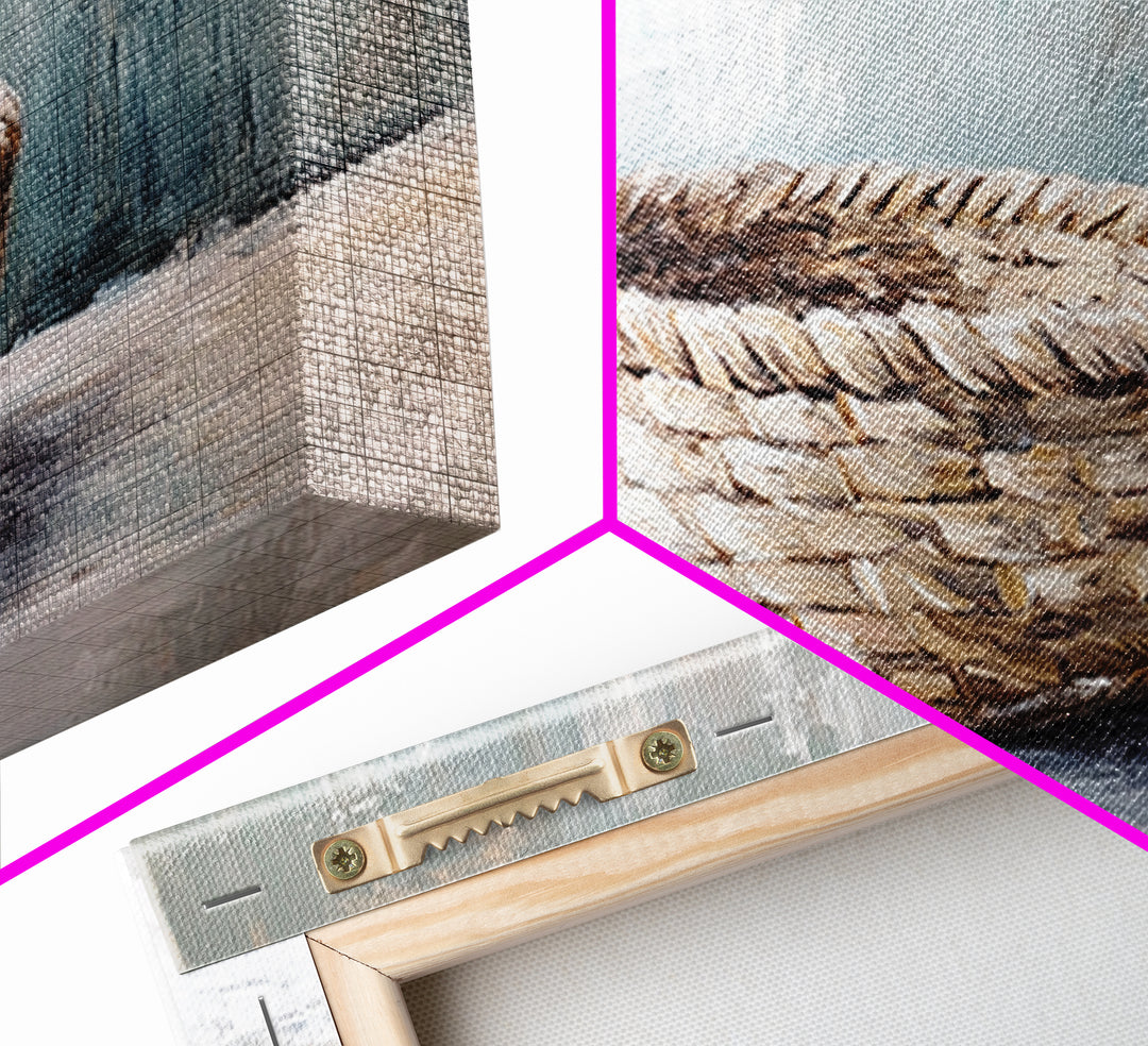 Handwoven Basket Still Life Canvas Print, Rustic Wall Art, Neutral Farmhouse Decor, Wabi Sabi Art, Cozy Kitchen Decor Gift