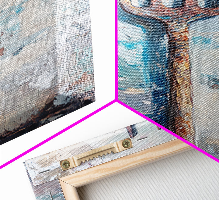 Rusty Garden Fork Still Life Wall Art, Farmhouse Kitchen Decor, Rustic Wall Decor, Industrial Art Print, Unique Housewarming Gift
