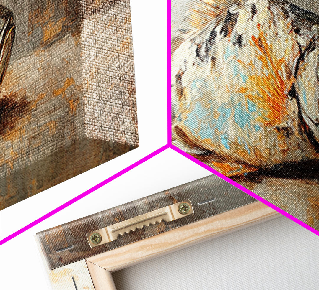 Textured Fish Still Life Wall Art, Coastal Canvas Print, Kitchen Wall Decor, Nautical Home Decor, Seafood Art, Gift For Him