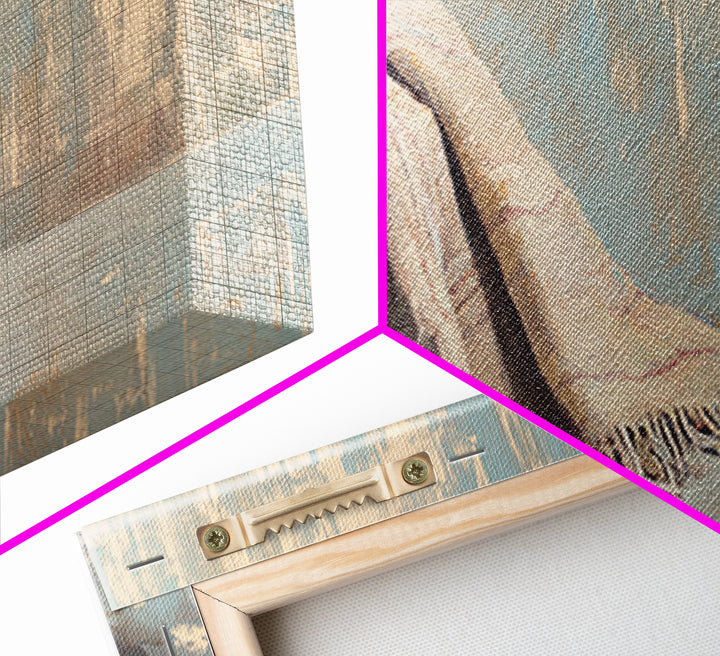 Folded Linen Blanket Still Life Wall Art, Neutral Home Decor, Wabi Sabi Art, Minimalist Canvas Wall Art For Bedroom Decor