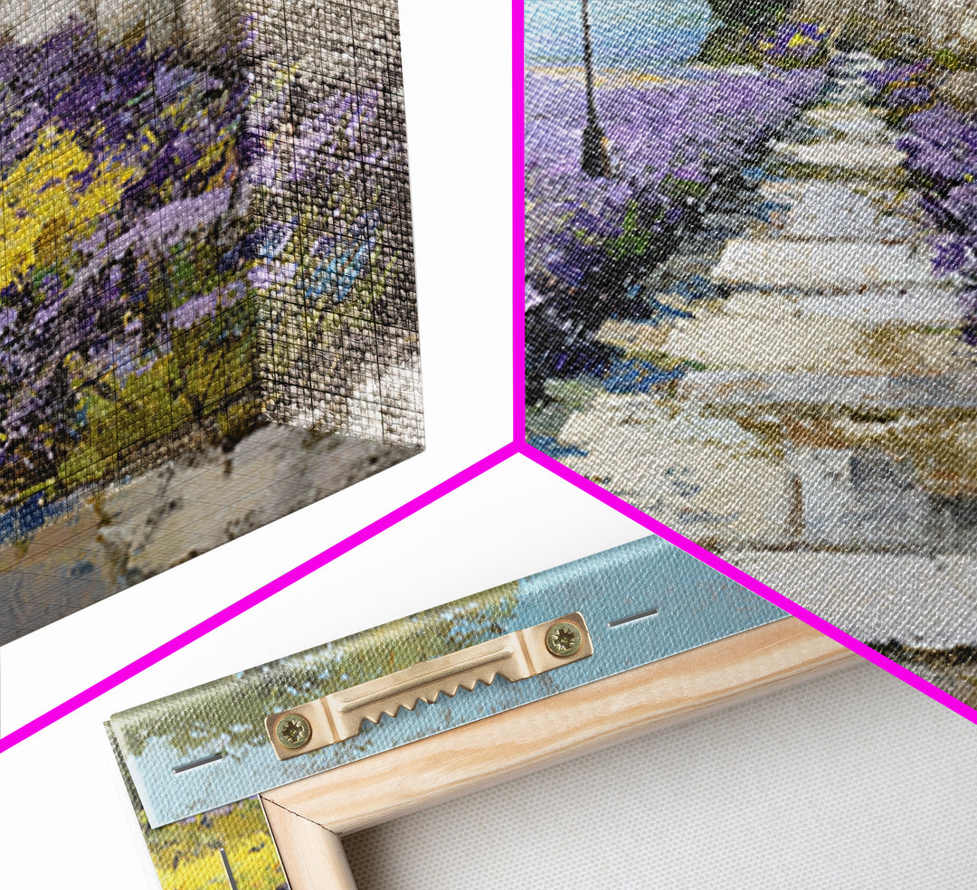 Oversized Lavender Field Framed Canvas Print, Above Bed Art, Home Decor, Bedroom Decor, Fine Art, Serenity, Contemporary Art, ABA-1x1-67