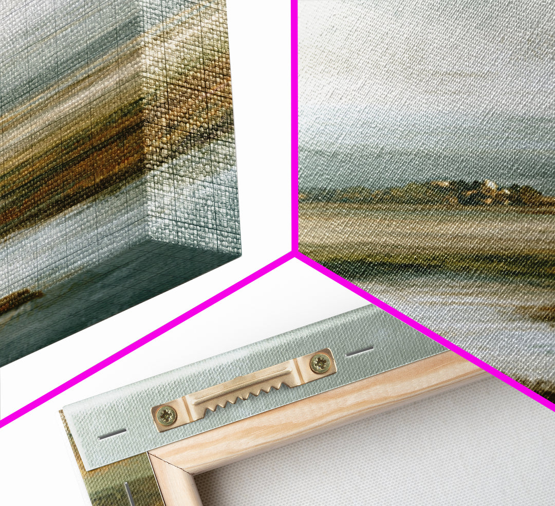 Soft Alpine Horizon Framed Canvas Print, Above Bed Art, Living Room Wall Art, Bedroom Decor, Fine Art, Serenity, Luxury Decor, ABA-1x1-72