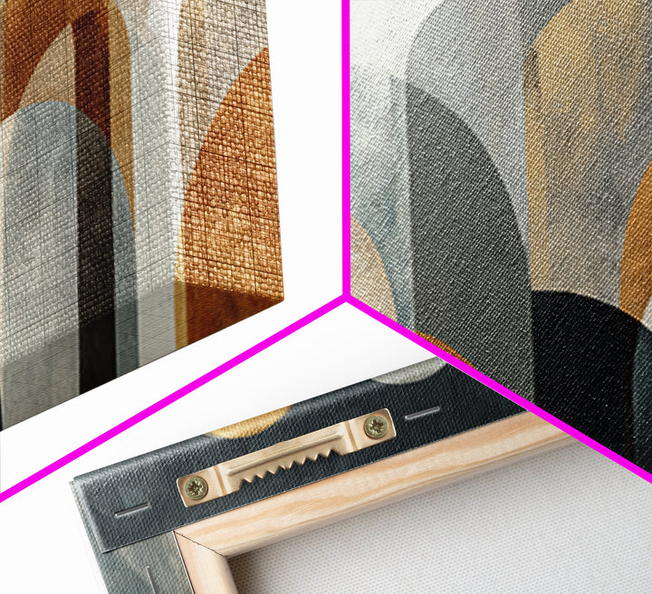 Neutral Abstract Arches Canvas Print, Above Bed Art, Digital Art, Bedroom Decor, Abstract Art, Serenity, Living Room Decor, ABA-2x1-48
