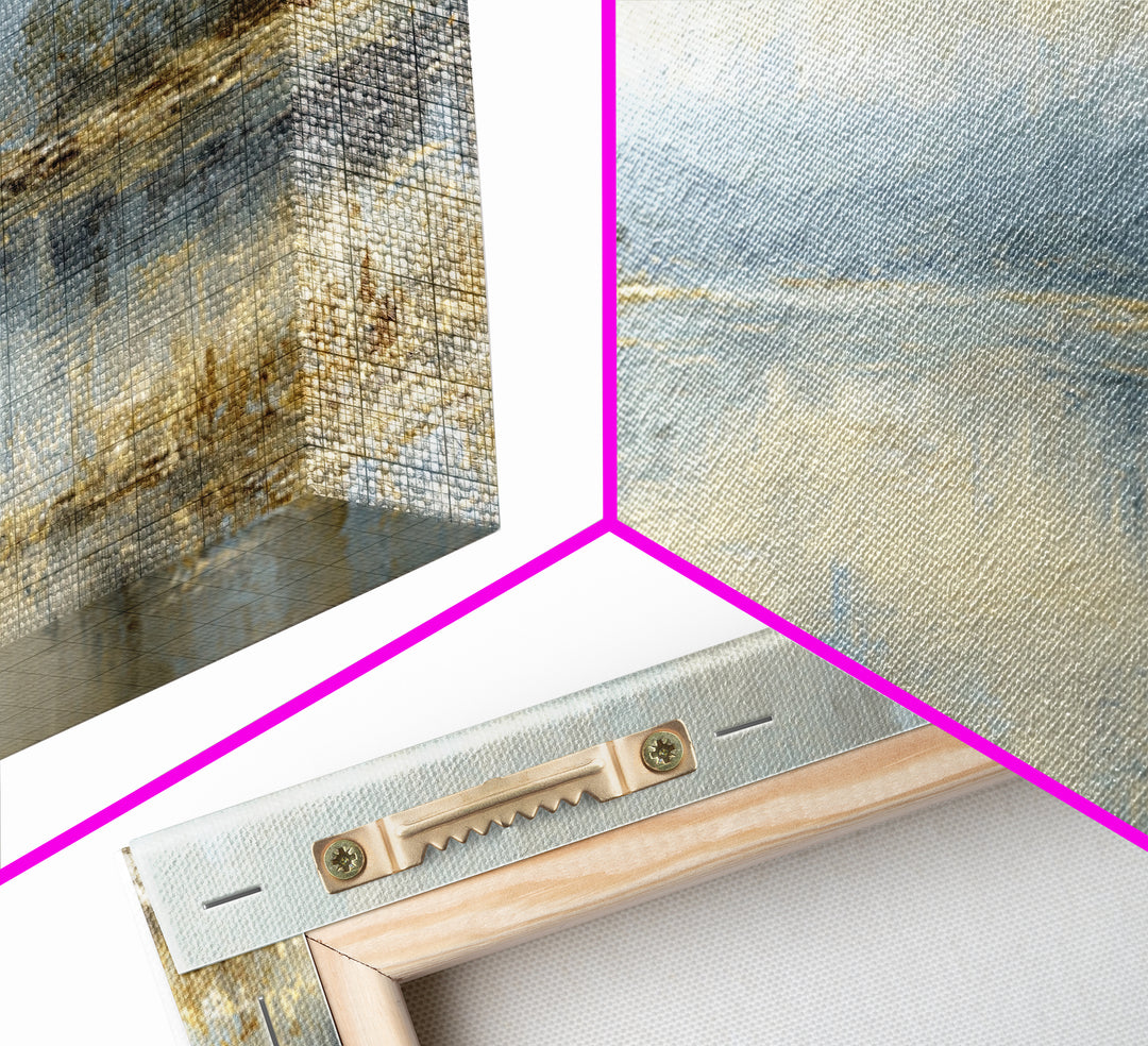 Calming Lake Reflection Canvas Print, Above Bed Art, Canvas Wall Art, Bedroom Decor, Fine Art, Serenity, Boho Wall Decor, ABA-3x1-75