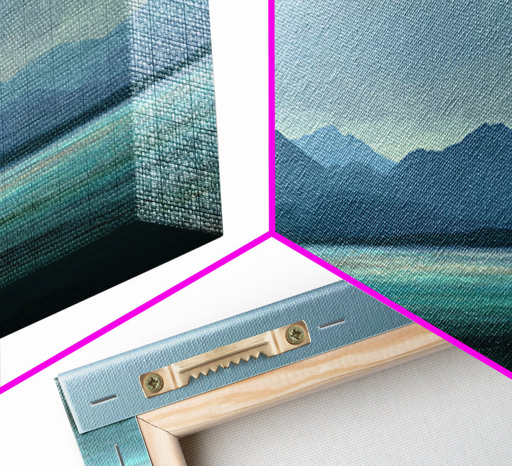 Soft Alpine Horizon Canvas Print, Above Bed Art, Whimsical Decor, Bedroom Decor, Fine Art, Serenity, Bedroom Wall Decor, ABA-3x2-52