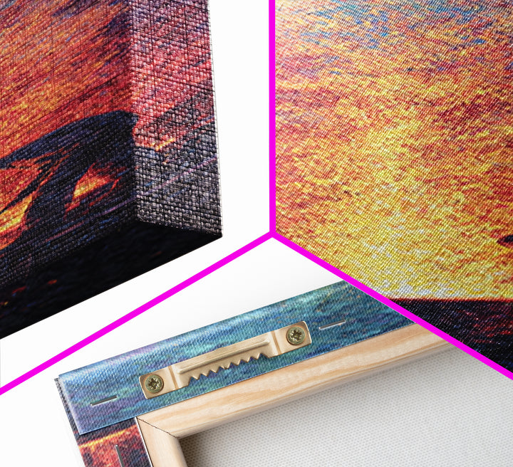 Blacksmith Silhouette With Glowing Sparks Wall Art, African Inspired Canvas Print, Industrial Workshop Decor, Unique Gift