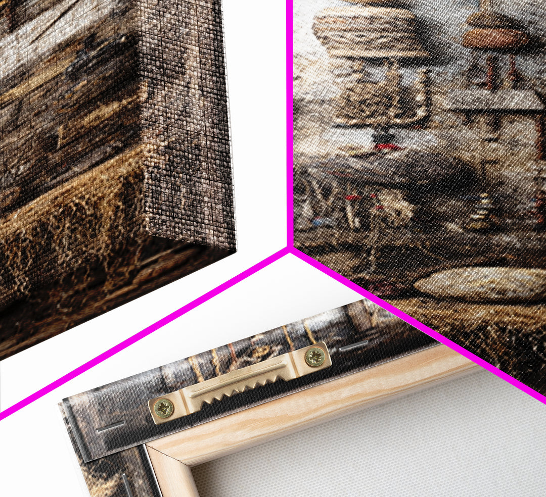 Earthy African Artifact Shadowbox Wall Art, Tribal Assemblage Decor, Ancestral Beads Gourds, Rustic Cultural Home Decor Gift