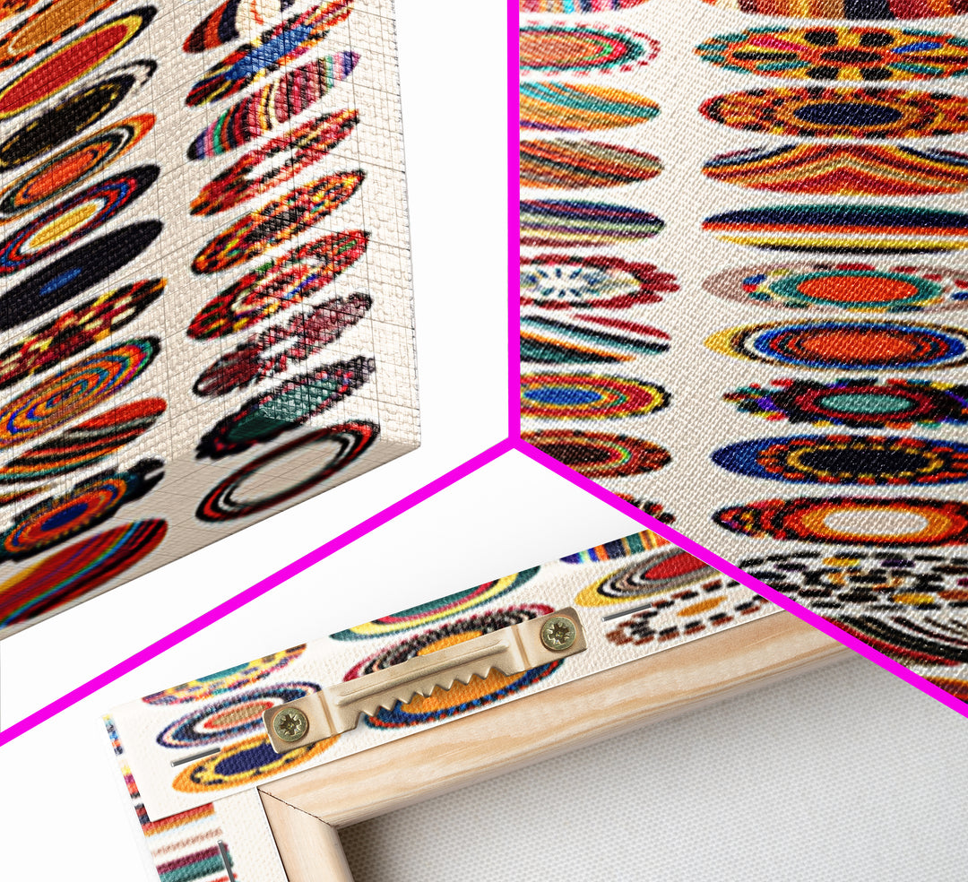 African Color Palette Basket Pattern Wall Art, Ankara Home Decor, Tribal Prints, Cultural Art Print, Textile Reference Poster