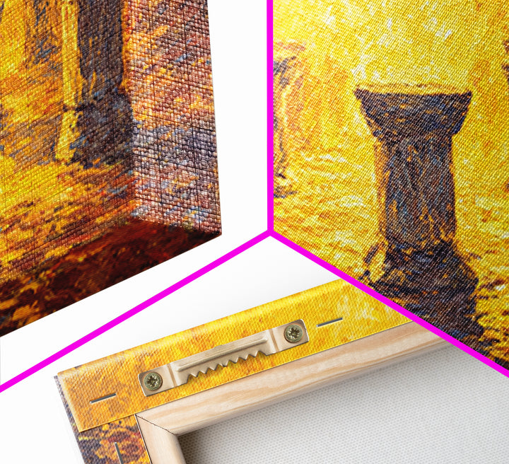 Golden Drum Ceremony Silhouette Wall Art, African Celebration Painting, Cultural Art Print, Warm Sunset Housewarming Gift