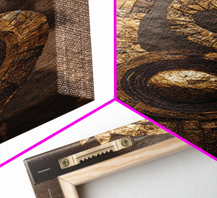 Golden Tribal Bird Sculpture Wall Art, African Inspired Decor, Black And Gold Art, Textured Art Print, Unique Home Decor Gift