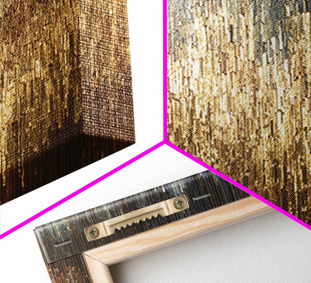 Gold Silver Vertical Light Abstract Canvas Print, Luxury Wall Art, Black And Gold Art, Modern Home Decor, Statement Piece