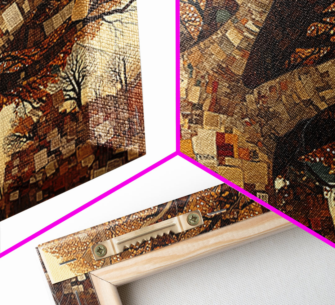 Baobab Tree Of Notes And Memories Wall Art, African Inspired, Mixed Media Canvas, Cultural Home Decor, Unique Wall Decor