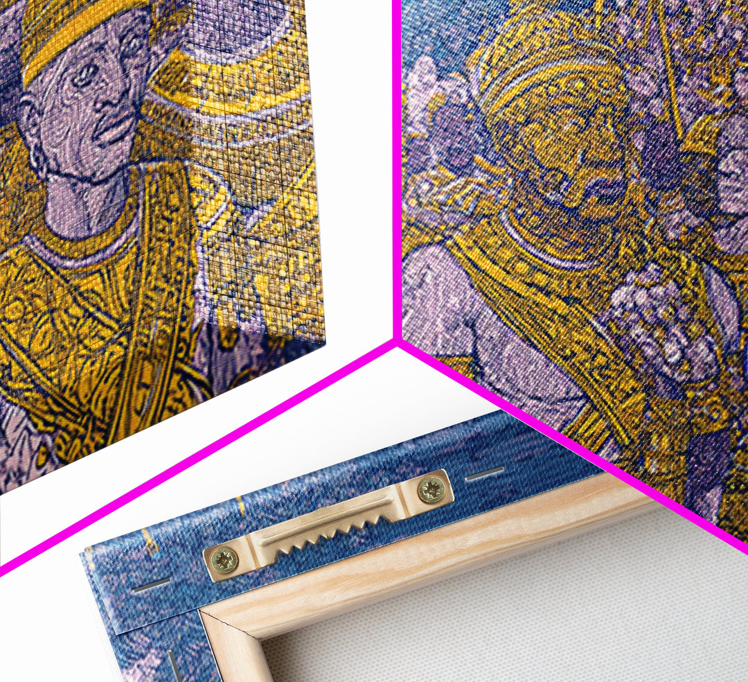 Golden African Kings And Queens Procession Wall Art, African Warrior Art, Black Culture Art, Tribal Queen Art, Bold Home Decor
