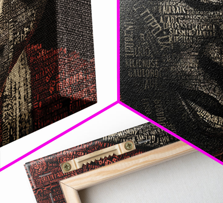 Intense African Woman Headwrap Wall Art, Black Woman Art, African Portrait, Melanin Artwork, Afrocentric Decor Gift For Her